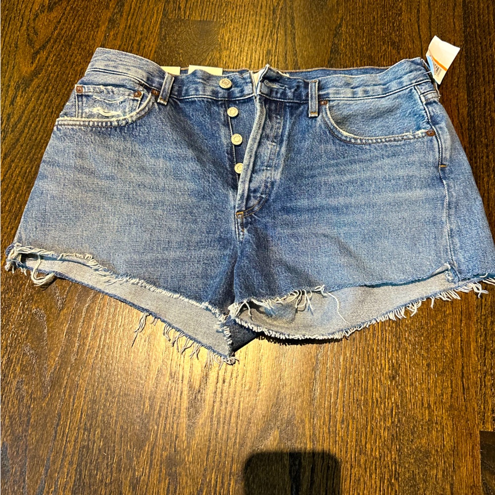 Agolde Parker denim shorts. NWT size 29